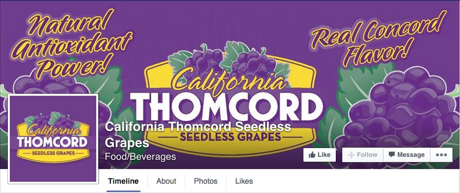 8- Farmers Fresh Fruit – California Thomcords